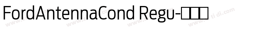 FordAntennaCond Regu字体转换